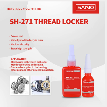 SANVO's Thread Locker: Offering High-Strength and medium-strength Options to Suit Different Needs